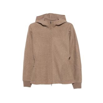 Max Mara Zip-up Hooded Sweater