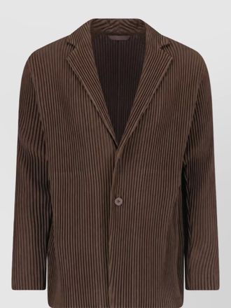 Homme Pliss&eacute; Issey Miyake single breasted jacket