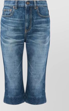 Chlo&eacute; cropped straight-leg jeans