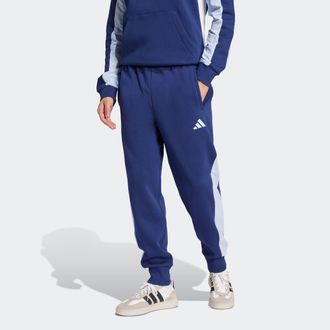 adidas Sporthose ADIDAS SPORTSWEAR M ESS CB PT, Damen, Gr. XXL, N-Gr, blau (dunkelblau), Obermaterial: 55% Baumwolle, 36% Polyester, 9% Viskose, Hosen Sporth