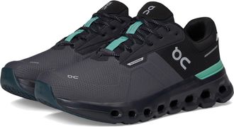 On Mens Cloudrunner 2 Waterproof Sneaker, Eclipse Rosemary, 10 UK