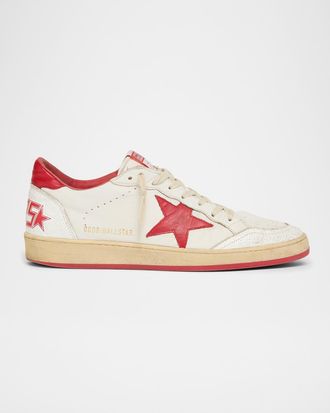 Golden Goose Men & apos;s Ball Star Distressed Low-Top Sneakers