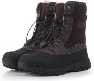Luhta Winterboots LUHTA TUTTU MS, Damen, Gr. 36, braun, Synthetik, Textil, Schuhe Winterboots, wasserdicht, gef&uuml;ttert, mit Gummilaufsohle, mit Schnellversch