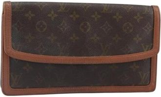 Louis Vuitton Pre-owned Clutches, female, Brown, Size: ONE SIZE Pre-owned Clutch
