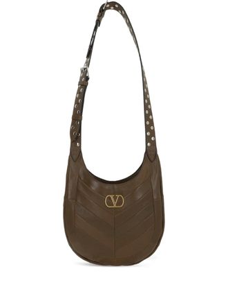 Valentino Garavani Schoudertas met logoplakkaat - Groen