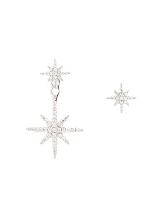 APM Monaco Asymmetrische oorbellen - Zilver