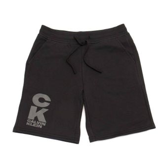 Calvin Klein Mens Nyc Triple Logo Short In Black Beauty