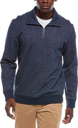 Vince Mock Neck 1/4-Zip Sweater