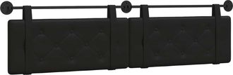 vidaXL Cabecero Colgante Negro Cuero Sint&eacute;tico Vidaxl