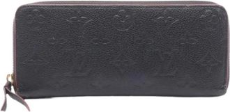 Louis Vuitton Pre-owned Wallets, female, Blue, Size: ONE SIZE Pre-owned Canvas Wallet