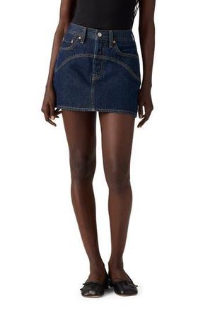 Levi's Western Yoke Icon Denim Miniskirt in Shaded View at Nordstrom Rack, Size 24