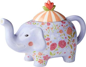 Certified International Menagerie 3D Teapot