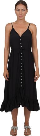 Love Token Denise Midi Dress In Black
