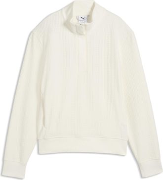 Puma Giacca da golf Boulder da donna con mezza zip, Accessori, Bianco, XXL
