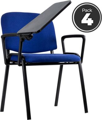 Regalos Miguel Regalos Miguel - Sillas De Escritorio - Pack 4 Sillas Ofis Con Pala Y Brazo - Azul