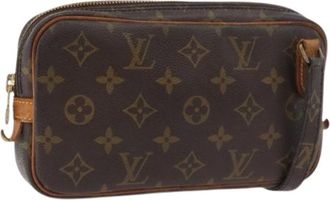 Louis Vuitton Pre-owned Cross Body Bags, female, Brown, Size: ONE SIZE Pre-owned Vintage Monogram Shoulder Bag