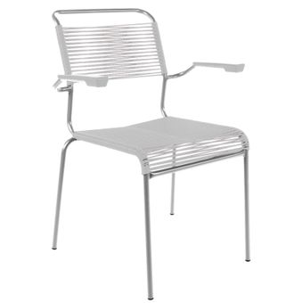 Schubiger M&ouml;bel Spaghetti-Stuhl S&auml;ntis mit Armlehnen