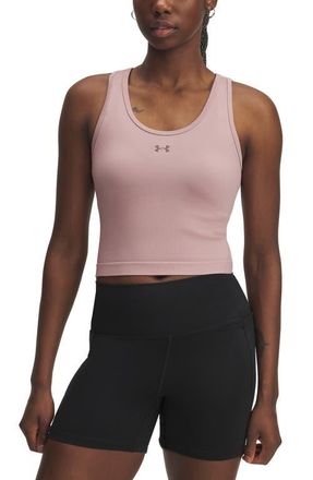 Under Armour Vanish Seamless Tank in Pink /Taupe /Taupe at Nordstrom, Size X-Large