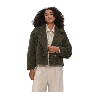 Nukus Nukus - Halle Jacket - Dames - Jassen - Groen - Maat: M Poliester