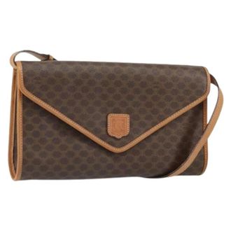 Celine Pre-owned Cross Body Bags, female, Brown, Size: ONE SIZE Pre-owned Plastic Cross Body Bag