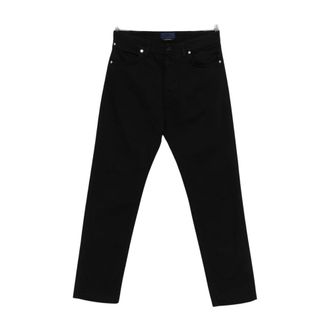 Stone Island Straight Jeans, male, Black, Size: W30 J100005 Straight Leg Jeans