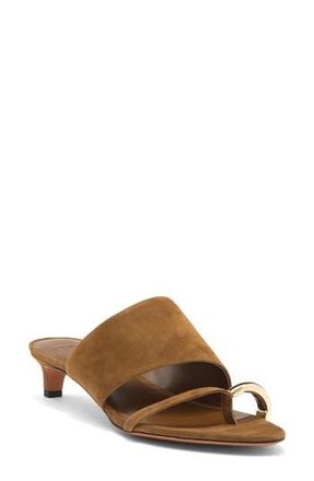 Vince Suzie Kitten Heel Flip Flop in Elmwood at Nordstrom Rack, Size 8