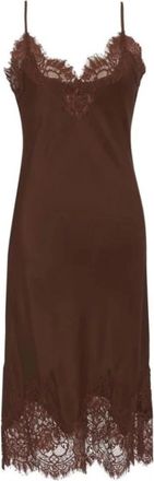 Gold Hawk Gh 987 Slip Dress - Dames - Casual kleedjes - Bruin - XS - Kleedjes
