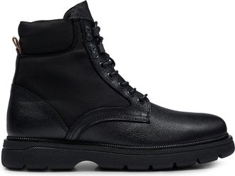 HUGO BOSS Mens Boss Jacob Half Boots in Black