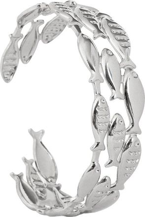 Saachi Saachi Fish Metal Cuff Bracelet