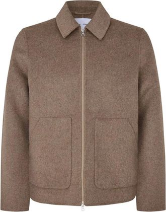 Sams&oslash;e & Sams&oslash;e Sapaulo Jacket - - Jackets - Uomo - Marrone - S
