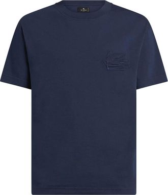 Etro Hombre, Camisetas, Azul, Talla: S