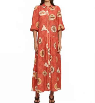 Kivari Vacanza Maxi Dress In Red