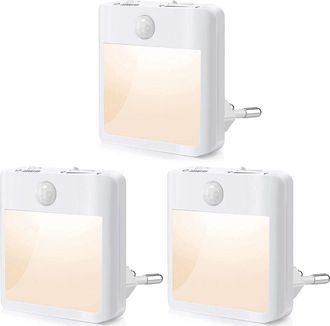 OEM Luz Nocturna Con Sensor De Movimiento - 0 9 W - Regulable 10-100 - Temporizador 30/60/120 S - Para Pasillos Cocina Ba&ntilde;o Garaje - 1 Unidad