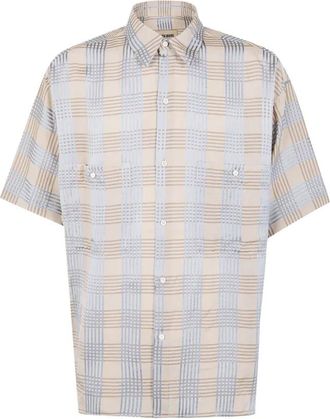 Uma Wang Short Sleeve Shirts - Heren - Korte mouwen Overhemden - Veelkleurig - M - Overhemden