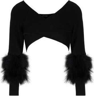 8 by YOOX KNIT BODYCON CROP TOP