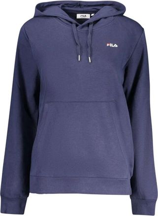 Fila Lierna Hoodie - Dames - Hoodies - Blauw - L - Katoen - Hoodies & sweatvesten