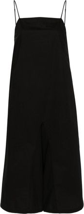 Maison Margiela poplin sleeveless playsuit - women - Cotton/Viscose - 38 - Black