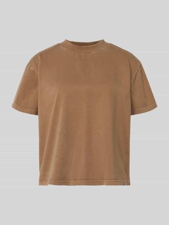 Oh April T-Shirt aus Baumwolle Modell Ella in Mittelbraun Mel, Gr&ouml;&szlig;e M