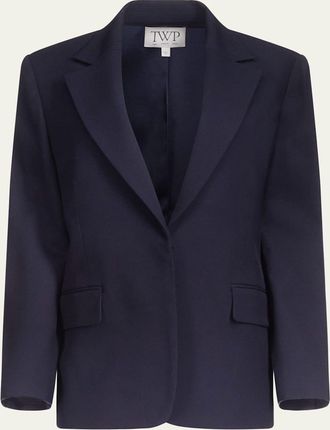 TWP Jillian Single-Breasted Wool Blazer