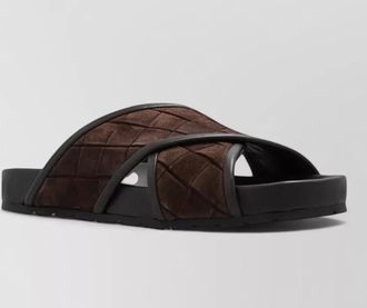 Bottega Veneta lamb leather flat sandals