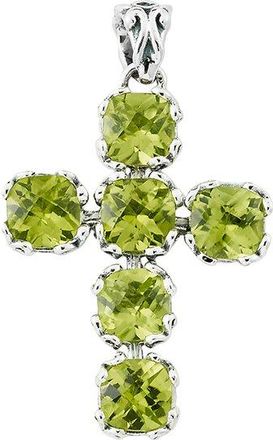 Samuel B. Silver 3.50 Ct. Tw. Peridot Pendant