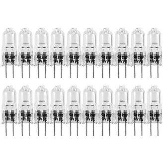 OEM Confezione Da 20 Lampadine Alogene G4, 20 W, 12 V, 2 Pin, Trasparenti, Per Illuminazione Di Fornelli, Luci Di Segnalazione, Ecc