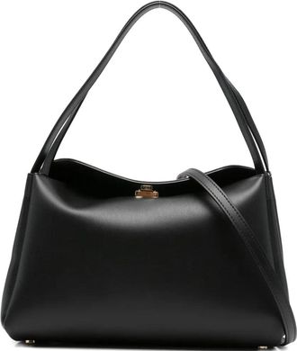 Themoirè Borsa A Tracolla Con Chiusura A Scatto-Donna