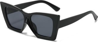 Generic Mens And Womens Large Frame Driving Sunglasses Outdoor Vacation Shopping Sun Glasses(Black)