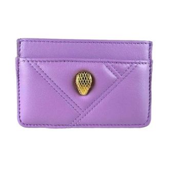 Bulgari Pre-owned Wallets, female, Purple, Size: ONE SIZE Pre-owned Vintage Card Case
