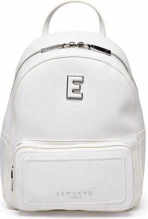 Ermanno Scervino White Polyurethane Backpack