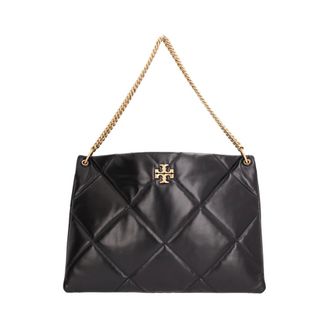 Tory Burch Shoulder Bags, female, Black, ONE SIZE, Kira Box With Diamond Quilting