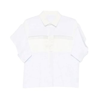 sacai Dames, Tops, Wit, Maat: 2XS