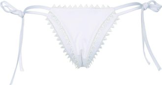 Jacquemus Womens Maillot Swim Bottoms White Polyamide Elastane Principal Swimwear