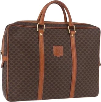 Celine Pre-owned Vintage Business Bag - Dames - Vintage Handtas - Bruin - ONE Size - Leer - Vintage